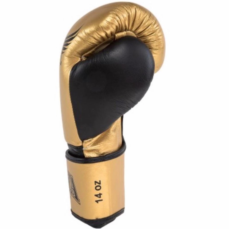 Joya Joya POWER MAX Kickboks Handschoenen Goud Zwart Leder