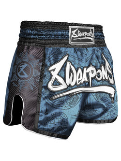 8 Weapons 8 Weapons Muay Thai Short Carbon Yantra Petrol
