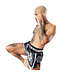 8 Weapons Muay Thai Short Carbon Sak Yant Tigers Zwart