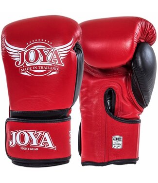 Joya Joya POWER MAX Kickboks Handschoenen Rood Zwart Leder