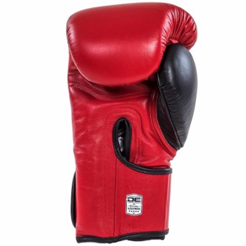 Joya Joya POWER MAX Kickboxing Handschuhe Rot Schwarz Leder