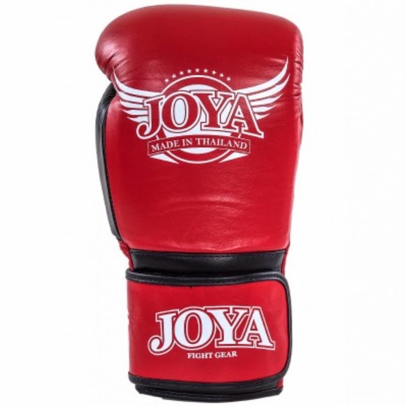 Joya Joya POWER MAX Kickboxing Handschuhe Rot Schwarz Leder