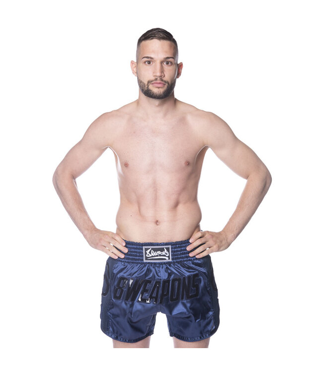 8 WEAPONS Muay Thai Shorts Super Mesh Grand Blue