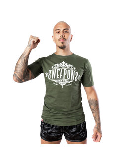 8 Weapons 8 WEAPONS Muay Thai T-shirt Majestic Olive