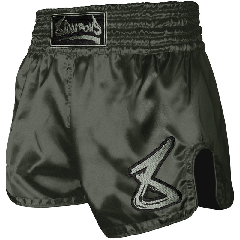 8 Weapons 8 WEAPONS Strike Muay Thai Kickboxing Shorts Oliv