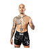 8 WEAPONS Strike Muay Thai Kickboxing Shorts Schwarz Weiss