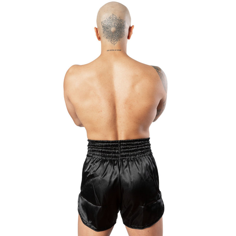 8 Weapons 8 WEAPONS Strike Muay Thai Kickboxing Short Zwart Wit