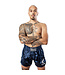 8 WEAPONS Strike Muay Thai Kickboxing Shorts Blau Weiß