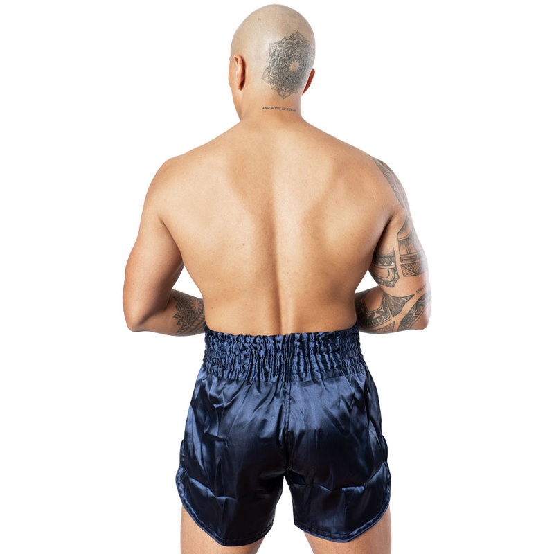 8 Weapons 8 WEAPONS Strike Muay Thai Kickboxing Shorts Blau Weiß