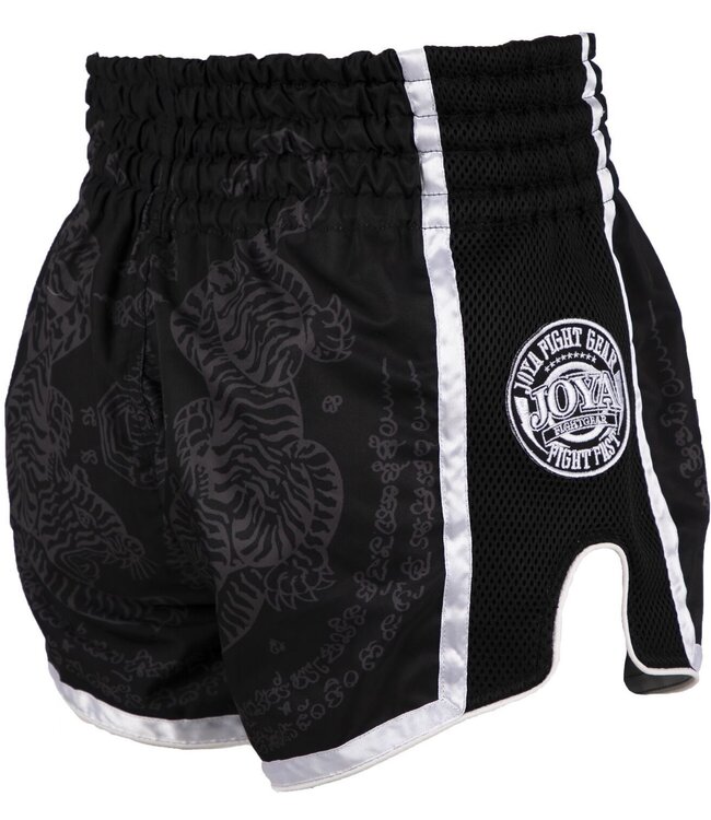 JOYA Sak Yant Tiger Muay Thai Short Zwart