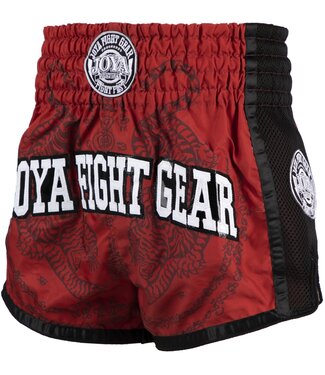 Joya JOYA Sak Yant Tiger Muay Thai Short Rood