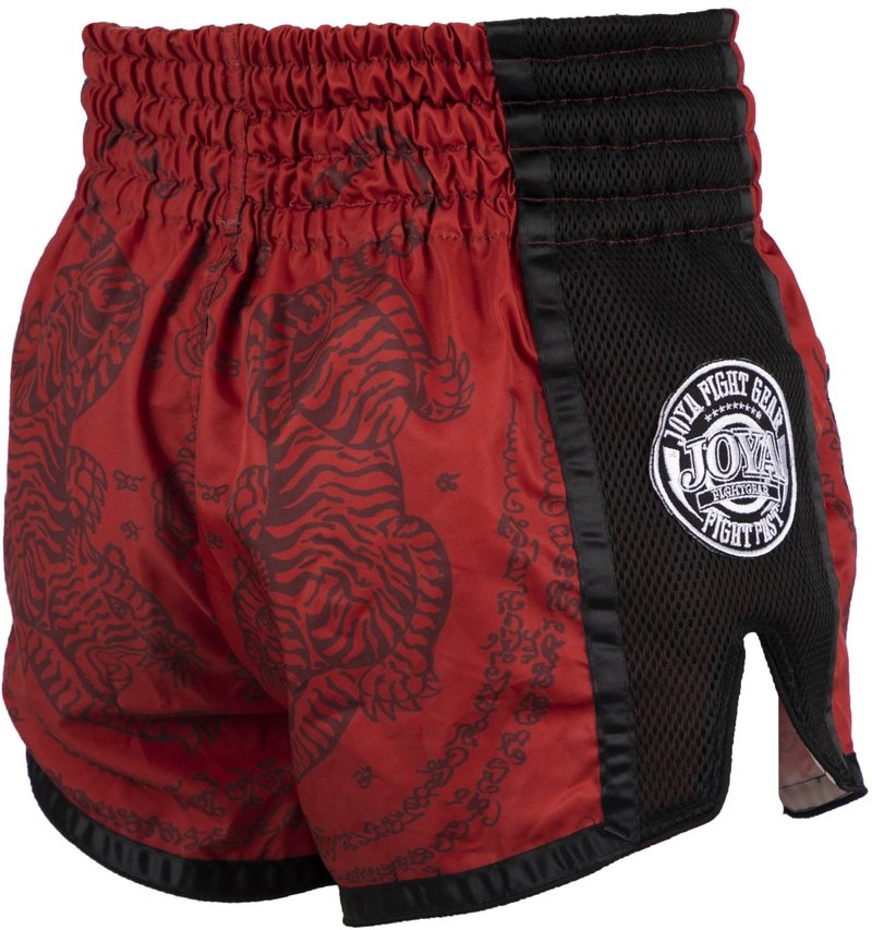 Joya JOYA Sak Yant Tiger Muay Thai Short Red