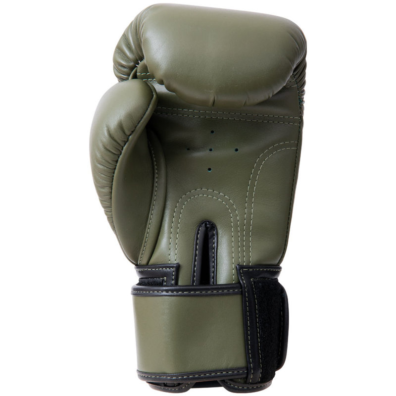 8 Weapons 8 WEAPONS Big 8 Premium Boxing Gloves Leather Olive Green