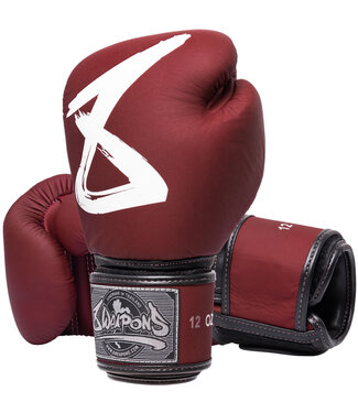 8 Weapons 8 Weapons Big 8 Premium Boxhandschuhe Leder Burgundy