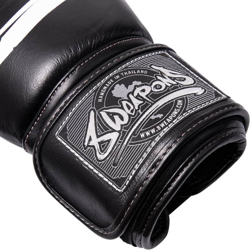 8 Weapons 8 WEAPONS Big 8 Premium Boxing Gloves Leather Black