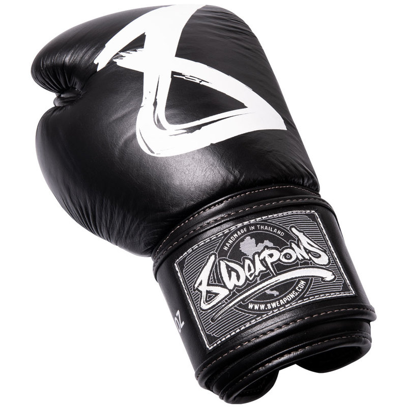 8 Weapons 8 WEAPONS Big 8 Premium Boxing Gloves Leather Black