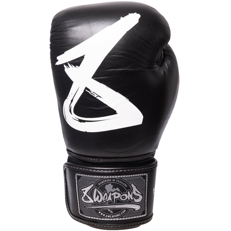 8 Weapons 8 WEAPONS Big 8 Premium Boxing Gloves Leather Black