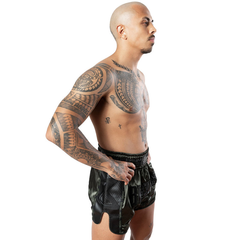 8 Weapons 8 WEAPONS Muay Thai Shorts Carbon Underworld Olivgrün