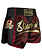 8 Weapons 8 WEAPONS Muay Thai Short Sak Yant Naga Zwart Rood