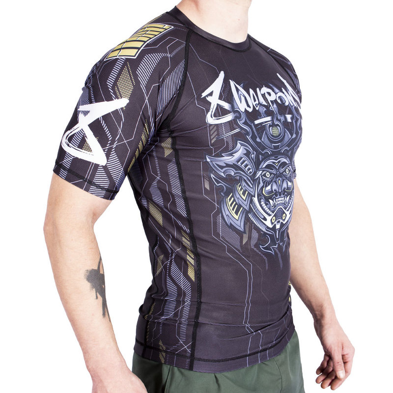 8 Weapons 8 WEAPONS Rashguard Kurzarm SAMURAI 2.0 Gold