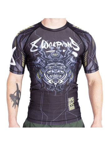 8 Weapons 8 WEAPONS Rash Guard Korte Mouw 2.0 Gold