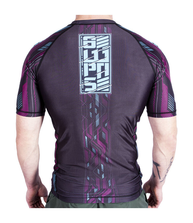 8 WEAPONS Rash Guard Korte Mouw 2.0 CYBER