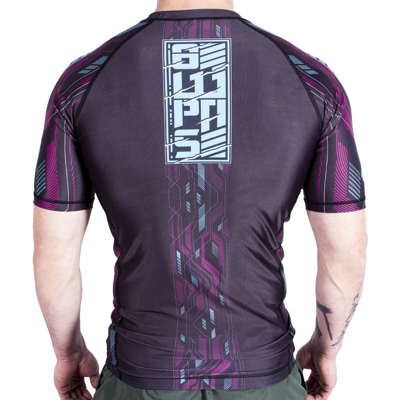 8 Weapons 8 WEAPONS Rashguard Kurzarm SAMURAI 2.0 CYBER