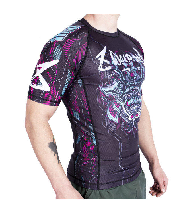 8 Weapons 8 WEAPONS Rash Guard Korte Mouw 2.0 CYBER