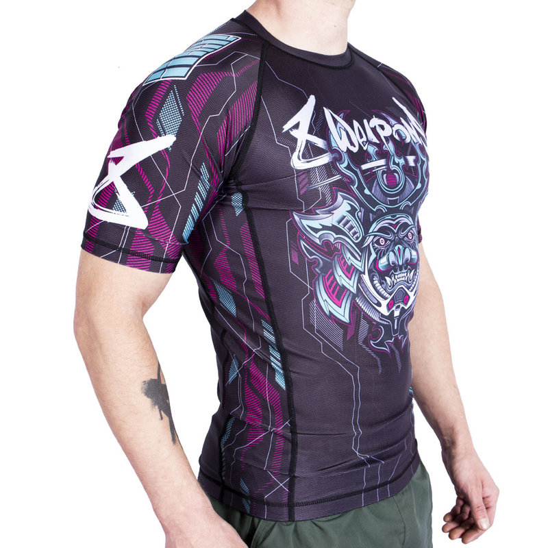 8 Weapons 8 WEAPONS Rash Guard Korte Mouw 2.0 CYBER