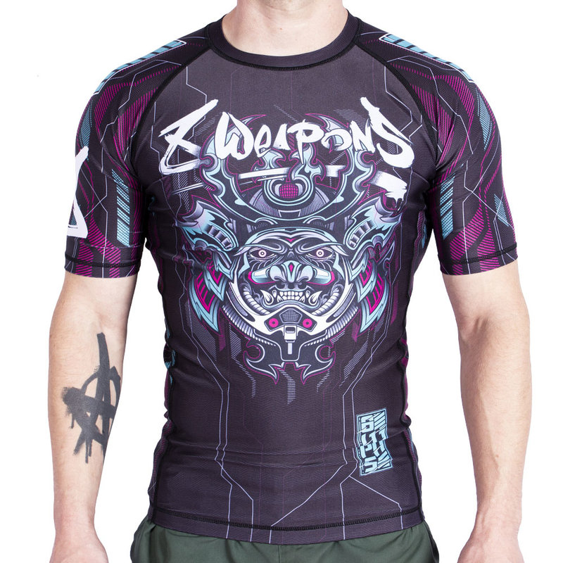 8 Weapons 8 WEAPONS Rashguard Kurzarm SAMURAI 2.0 CYBER