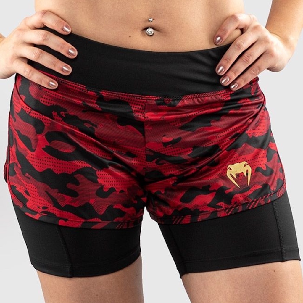 Venum Phantom Compression Shorts - For Women - Black/Red - Venum