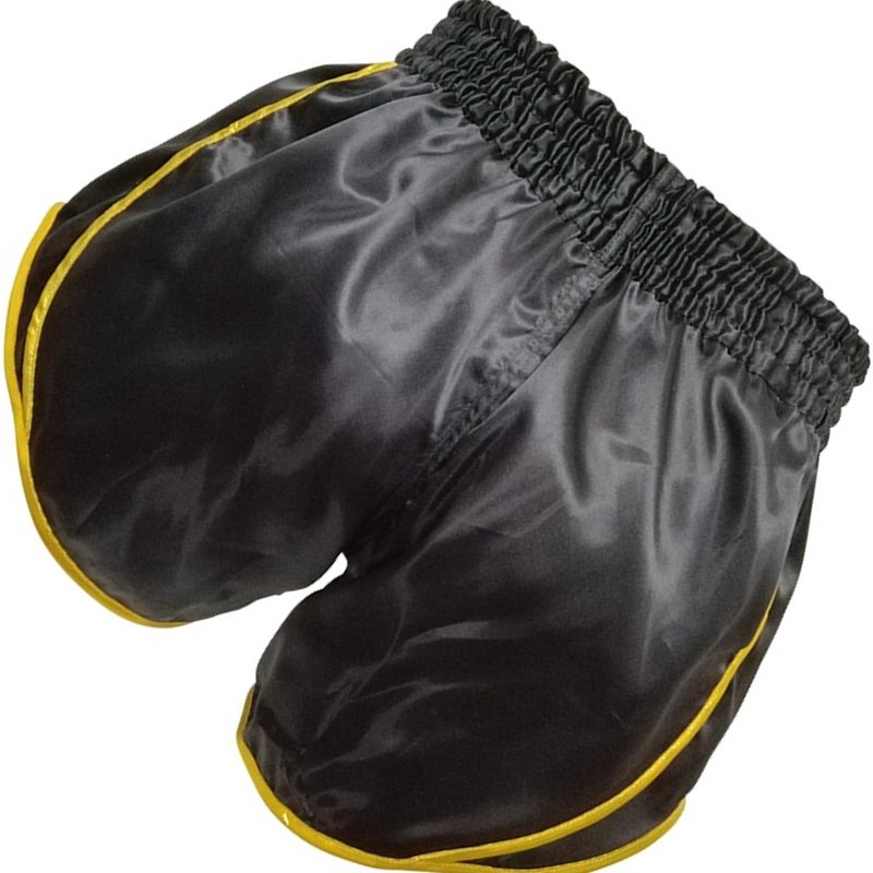 Booster Booster Kickboks Broek Retro Slugger 1 Zwart Goud