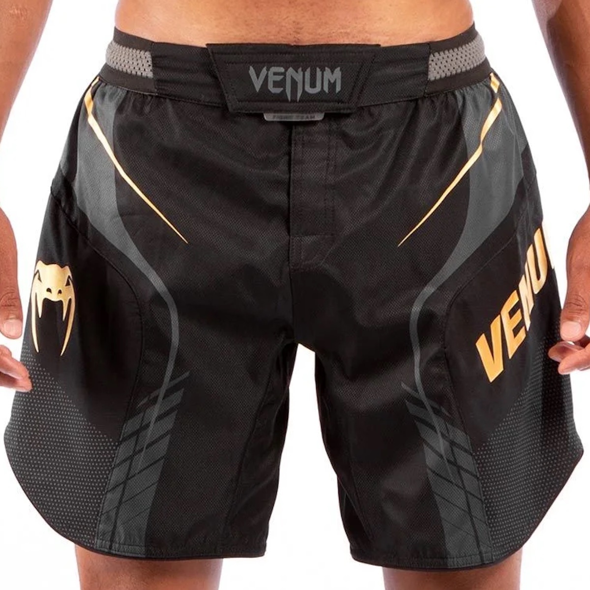 Venum Lightning Sport Bra Black Gold - FIGHTWEAR SHOP EUROPE