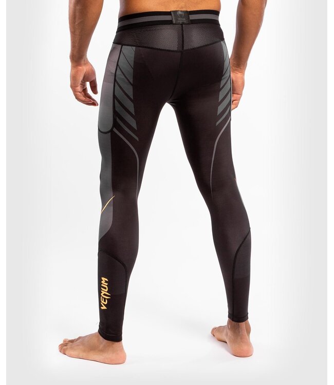 Venum Athletics Compression Pants Tights Black Gold