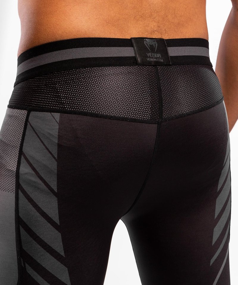 Venum Athletics Compression Pants Tights Black Gold - FIGHTWEAR SHOP EUROPE