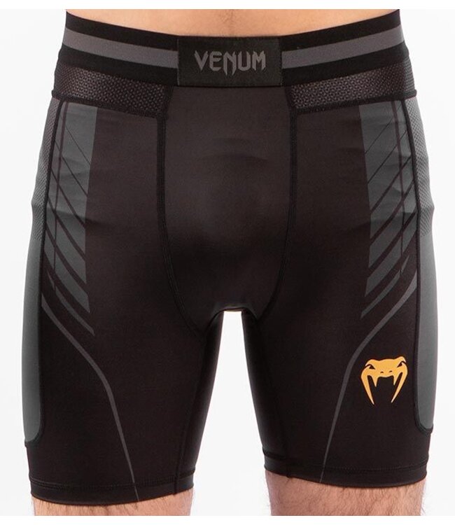 Venum Venum Athletics Vale Tudo Compression Shorts Black Gold