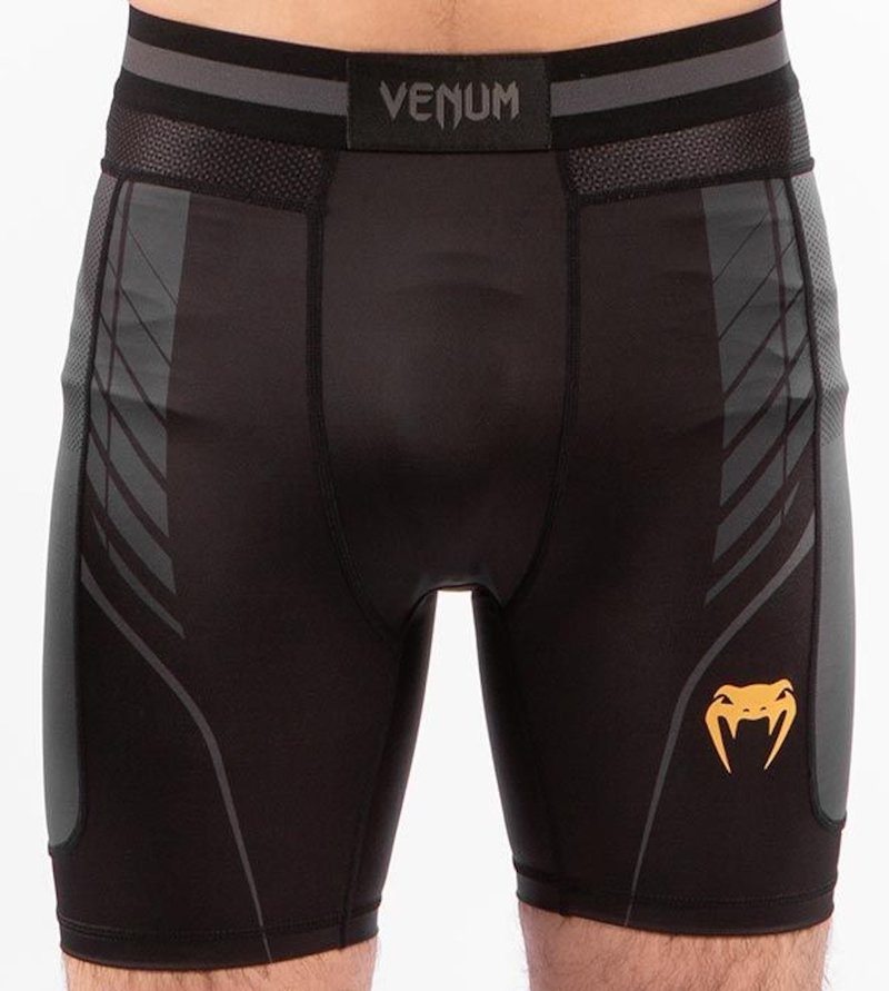 Venum Venum Athletics Vale Tudo Compression Shorts Black Gold