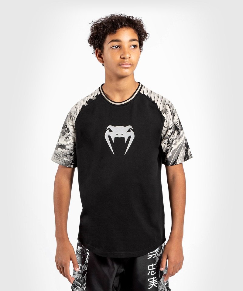 Venum Venum Kids YKZ21 T-Shirt Black White