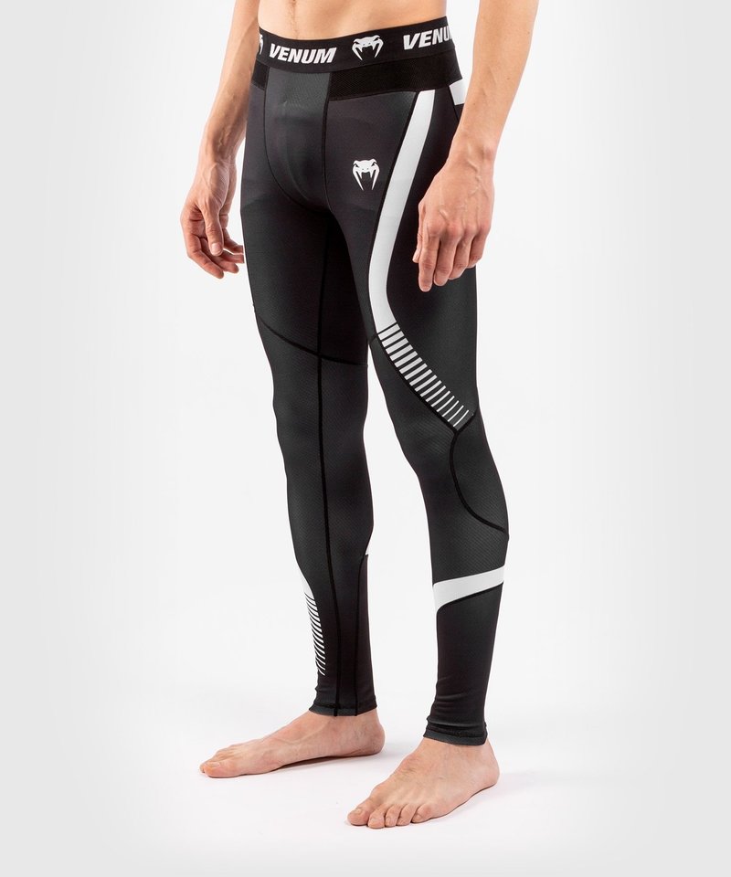 Venum Venum No Gi 3.0 Compression Pants Tights Black White