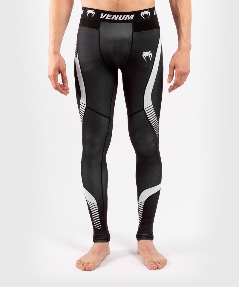 Venum Venum No Gi 3.0 Compression Pants Tights Black White