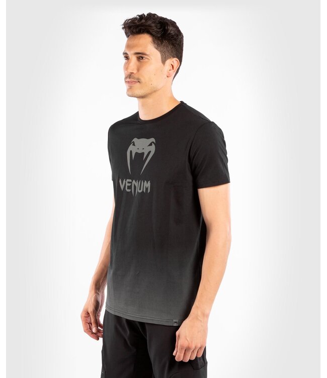 Venum Classic T-shirt Zwart Donkergrijs