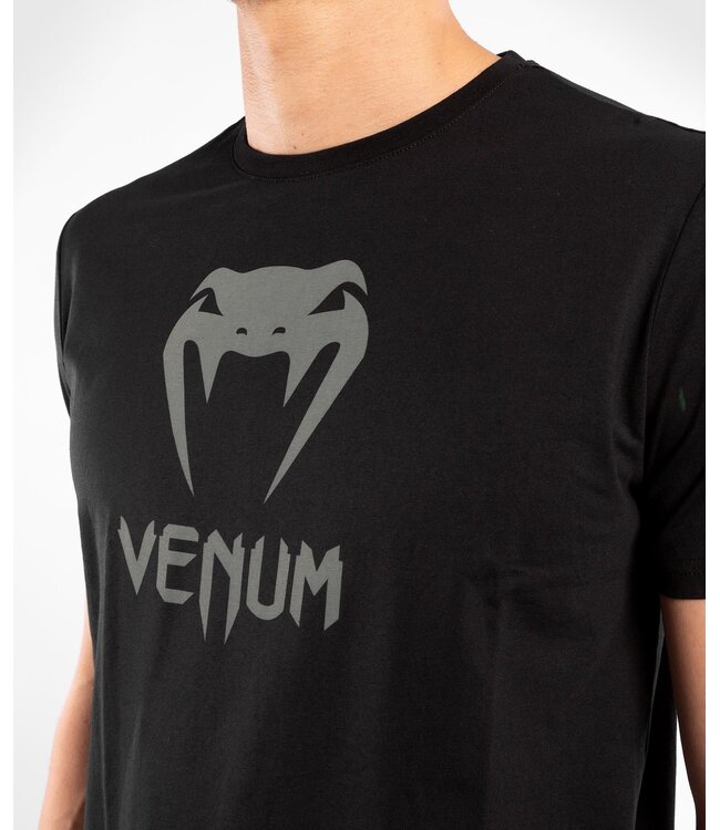 Venum Classic T-shirt Zwart Donkergrijs