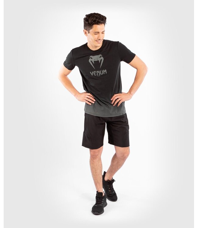 Venum Classic T-shirt Zwart Donkergrijs