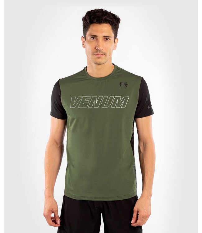 Venum Classic Evo Dry-Tech T-Shirt Khaki Silber