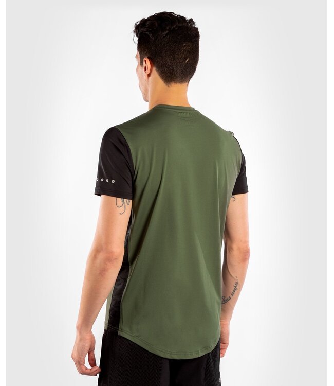 Venum Classic Evo Dry-Tech T-shirt Khaki Zilver