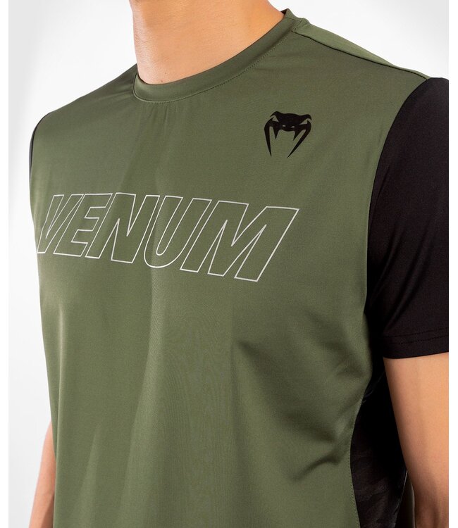 Venum Classic Evo Dry-Tech T-Shirt Khaki Silber