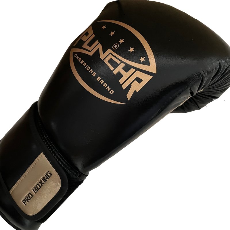 PunchR™  PunchR™ Pro Range Boxhandschuhe Schwarz Gold