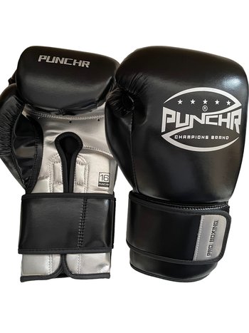 PunchR™  PunchR™ Pro Range Bokshandschoenen Zwart Zilver