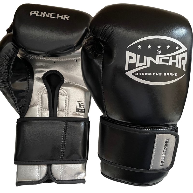 PunchR™  PunchR™ Pro Range Bokshandschoenen Zwart Zilver