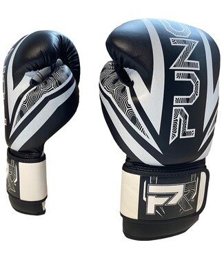 PunchR™  PunchR™ Boxhandschuhe Electric Schwarz Weiß Mikrofaser